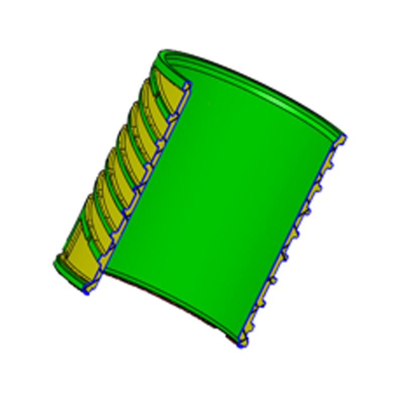 Aloi aluminium die pemutus jaket air penyejuk Aloi aluminium die pemutus jaket air penyejuk